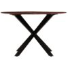Dining Table Solid Sheesham Wood 120x77 cm