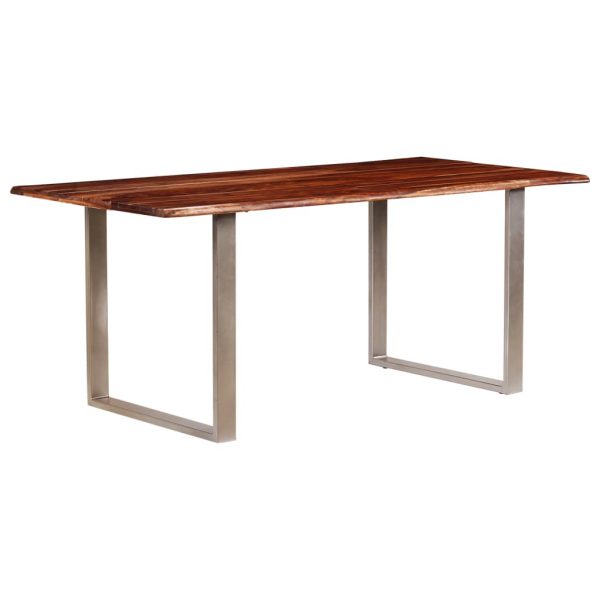 Dining Table Solid Sheesham Wood 180x90x76 cm