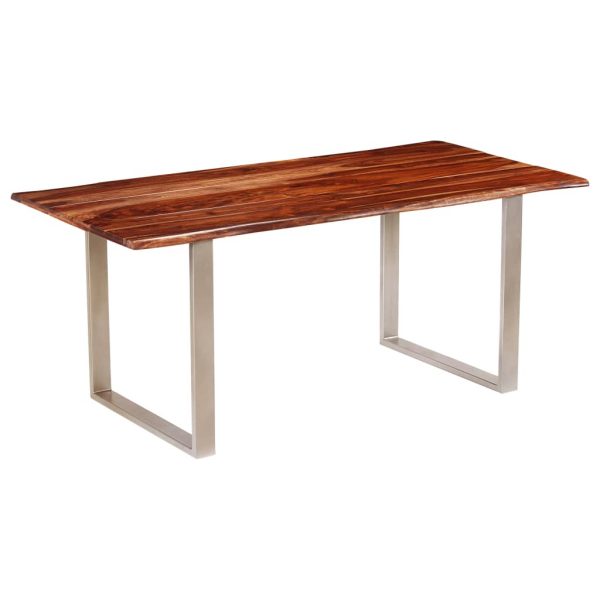 Dining Table Solid Sheesham Wood 180x90x76 cm