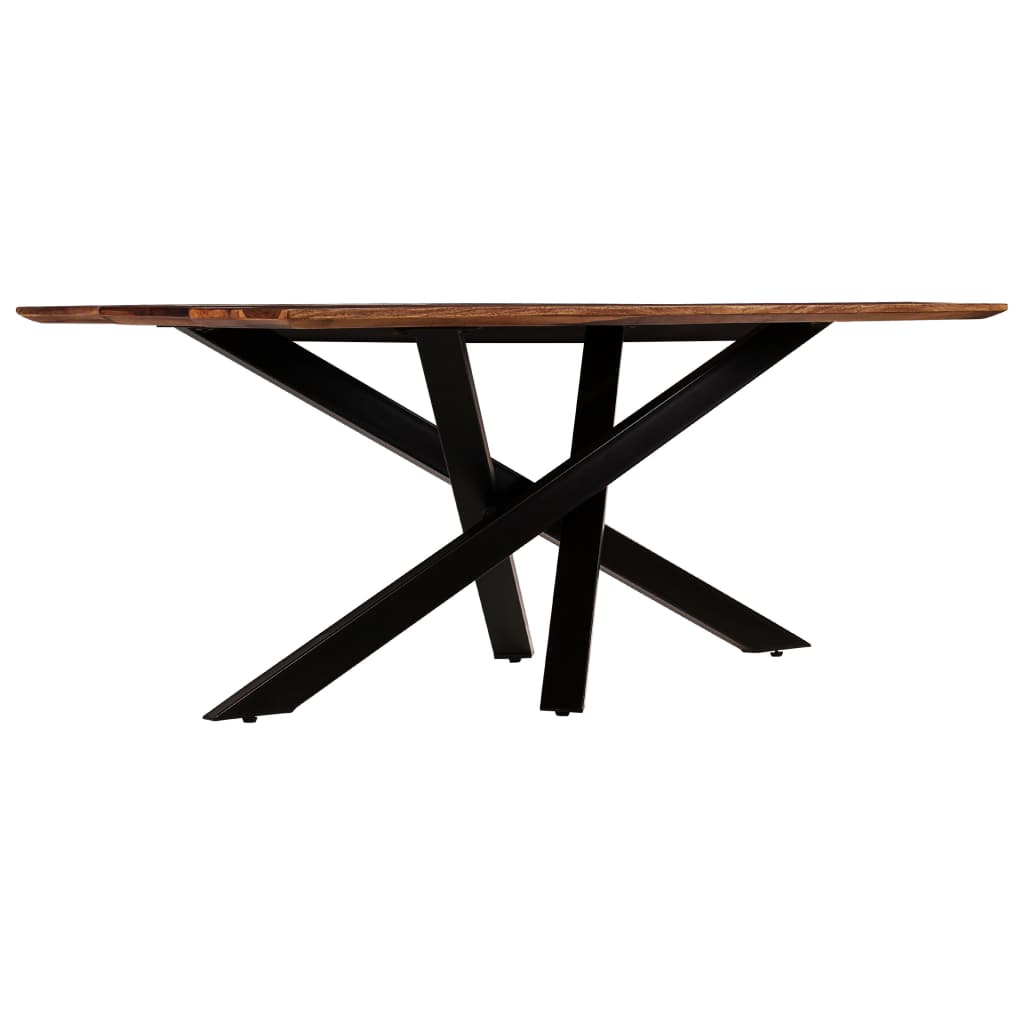 Dining Table Solid Sheesham Wood 180x90x77 cm