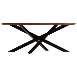 Dining Table Solid Sheesham Wood 180x90x77 cm