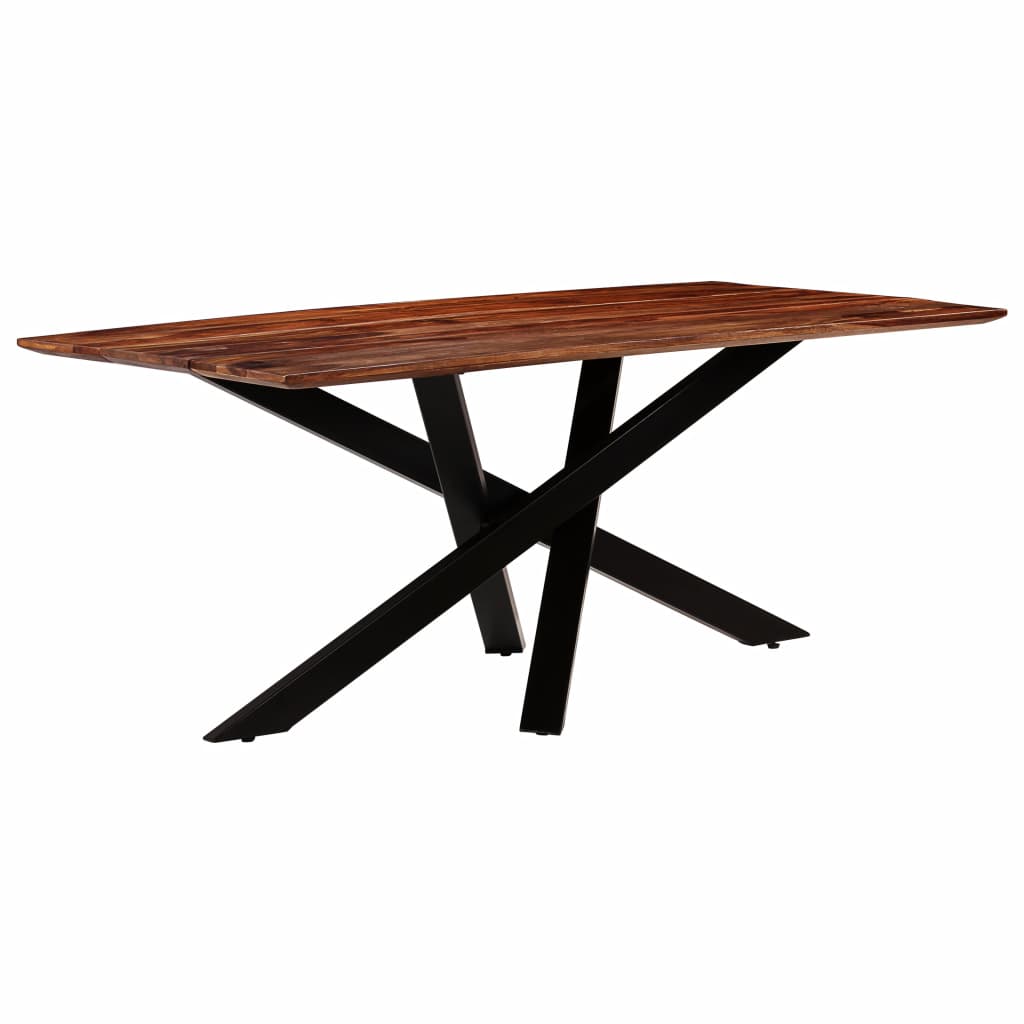 Dining Table Solid Sheesham Wood 180x90x77 cm