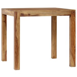 Dining Table Solid Sheesham Wood 82x80x76 cm