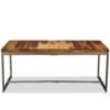 Dining Table Solid Sheesham Wood and Steel 180 cm