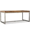 Dining Table Solid Sheesham Wood and Steel 180 cm
