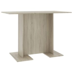 Dining Table Sonoma Oak 110x60x75 cm Chipboard