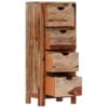 Drawer Cabinet 40x30x100 cm Solid Sheesham Wood