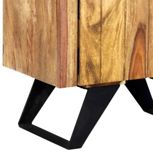 Highboard 45x28x180 cm Solid Sheesham Wood