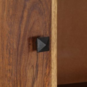 Highboard Solid Sheesham Wood 90x35x170 cm