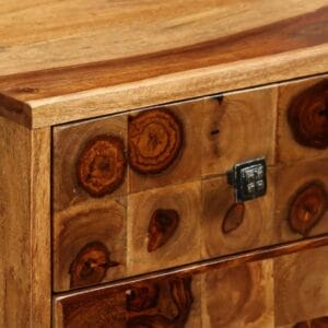 Nightstand Solid Sheesham Wood 37x30x54 cm