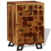 Nightstand Solid Sheesham Wood 37x30x54 cm