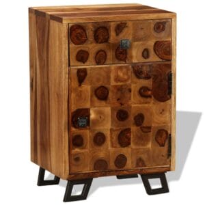 Nightstand Solid Sheesham Wood 37x30x54 cm