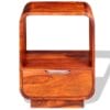 Nightstand with Drawer 2 pcs Solid Sheesham Wood 40x30x50 cm