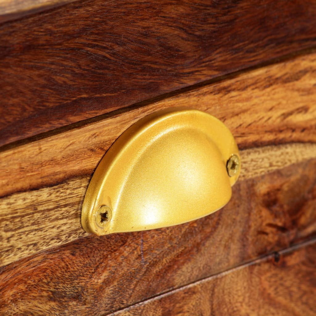 Shoe Cabinet 140x35x90 cm Solid Sheesham Wood