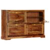 Shoe Cabinet 140x35x90 cm Solid Sheesham Wood