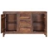 Sideboard 140x40x80 cm Solid Sheesham Wood