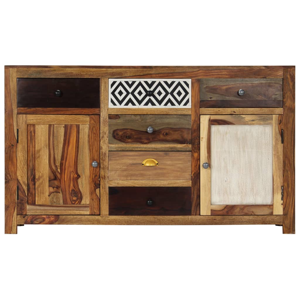 Sideboard 140x40x80 cm Solid Sheesham Wood