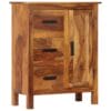 Sideboard 65x30x80 cm Solid Sheesham Wood