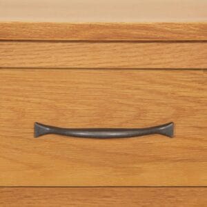 Sideboard 88x53x43 cm Solid Oak Wood and Water Hyacinth