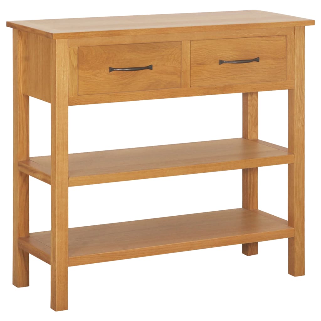 Sideboard 90x33.5x83 cm Solid Oak Wood and Water Hyacinth