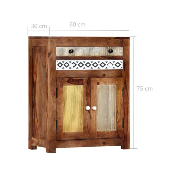 Sideboard Cabinet 60x30x75 cm Solid Sheesham Wood