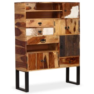 Sideboard Solid Sheesham Wood 100x30x130 cm