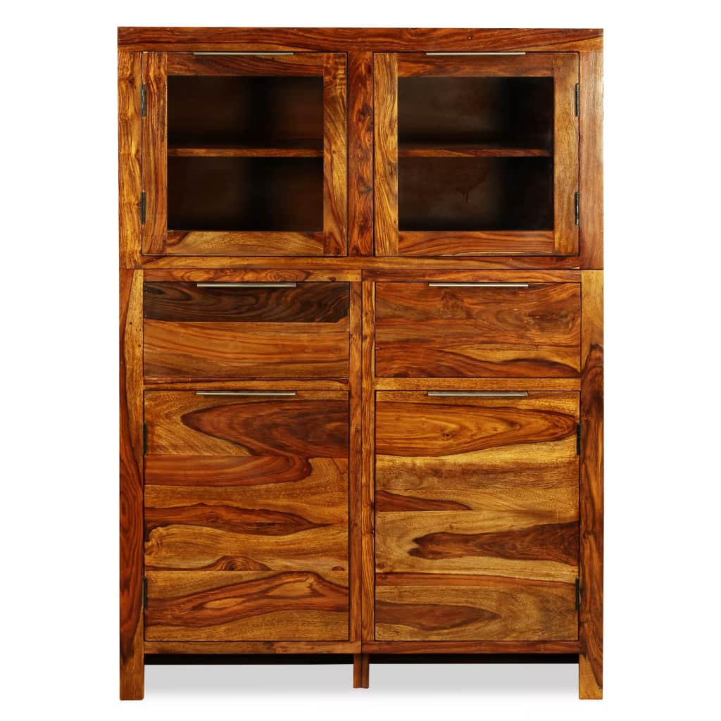 Sideboard Solid Sheesham Wood 100x35x140 cm