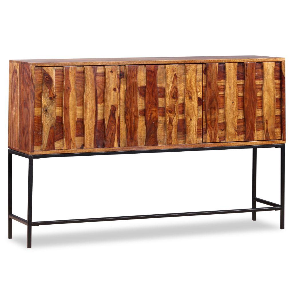 Sideboard Solid Sheesham Wood 120x30x80 cm