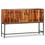 Sideboard Solid Sheesham Wood 120x30x80 cm 5
