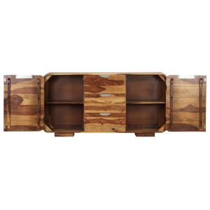 Sideboard Solid Sheesham Wood 145x40x75 cm