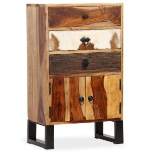 Sideboard Solid Sheesham Wood 50x30x86 cm