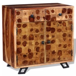 Sideboard Solid Sheesham Wood 65x35x65 cm
