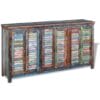 Sideboard with 6 Doors Solid Reclaimed Wood