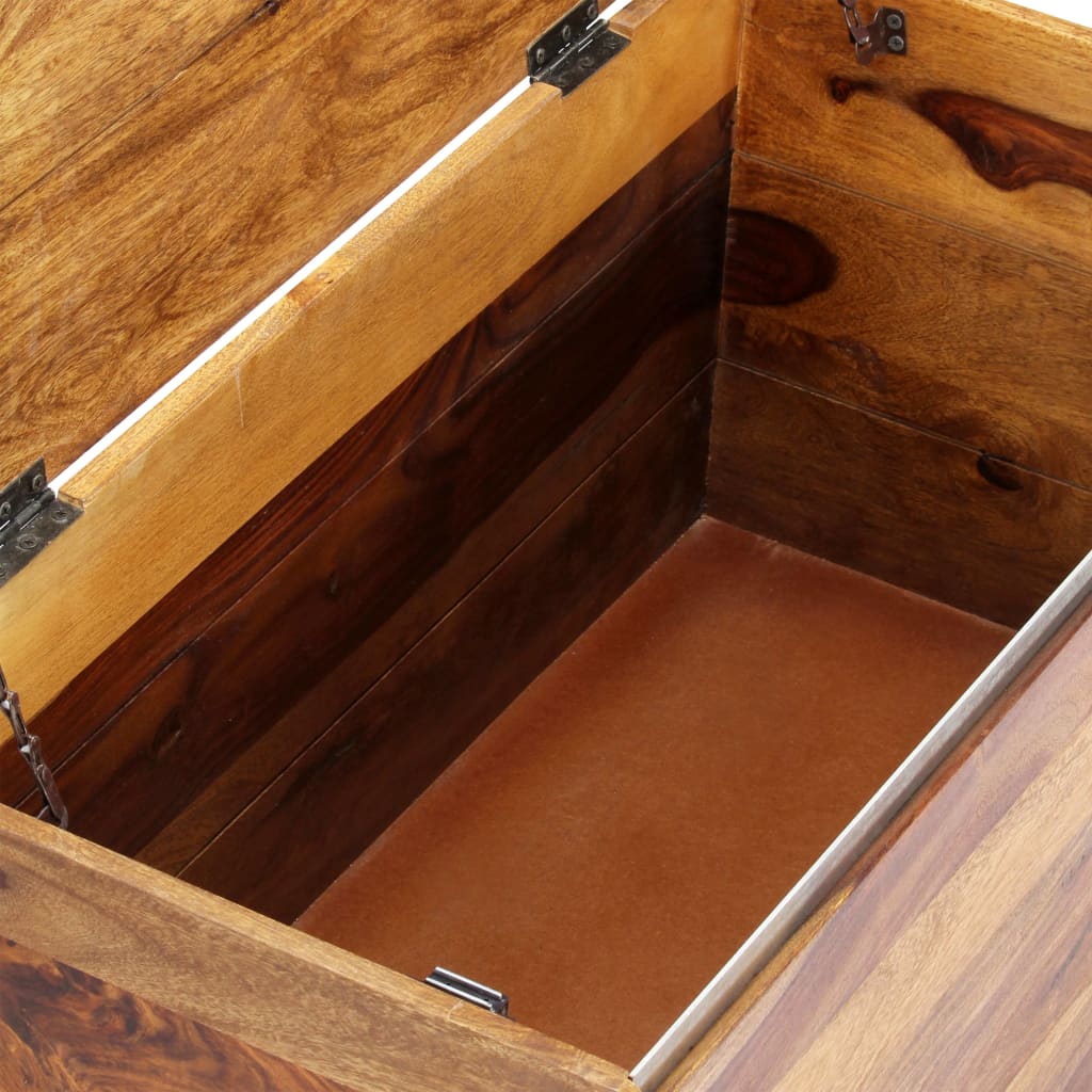 Storage Chest 80x40x40 cm Solid Sheesham Wood