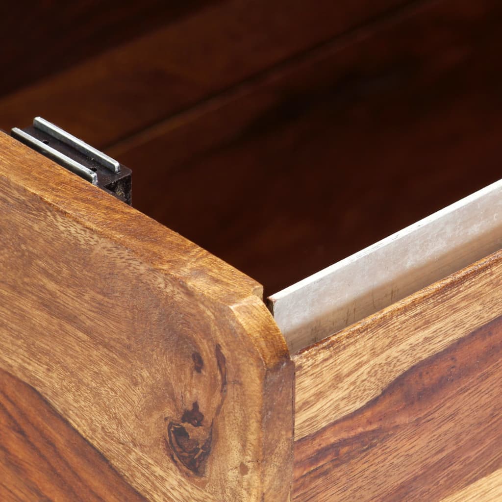 Storage Chest 80x40x40 cm Solid Sheesham Wood