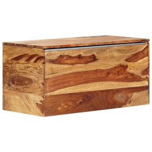 Storage Chest 80x40x40 cm Solid Sheesham Wood