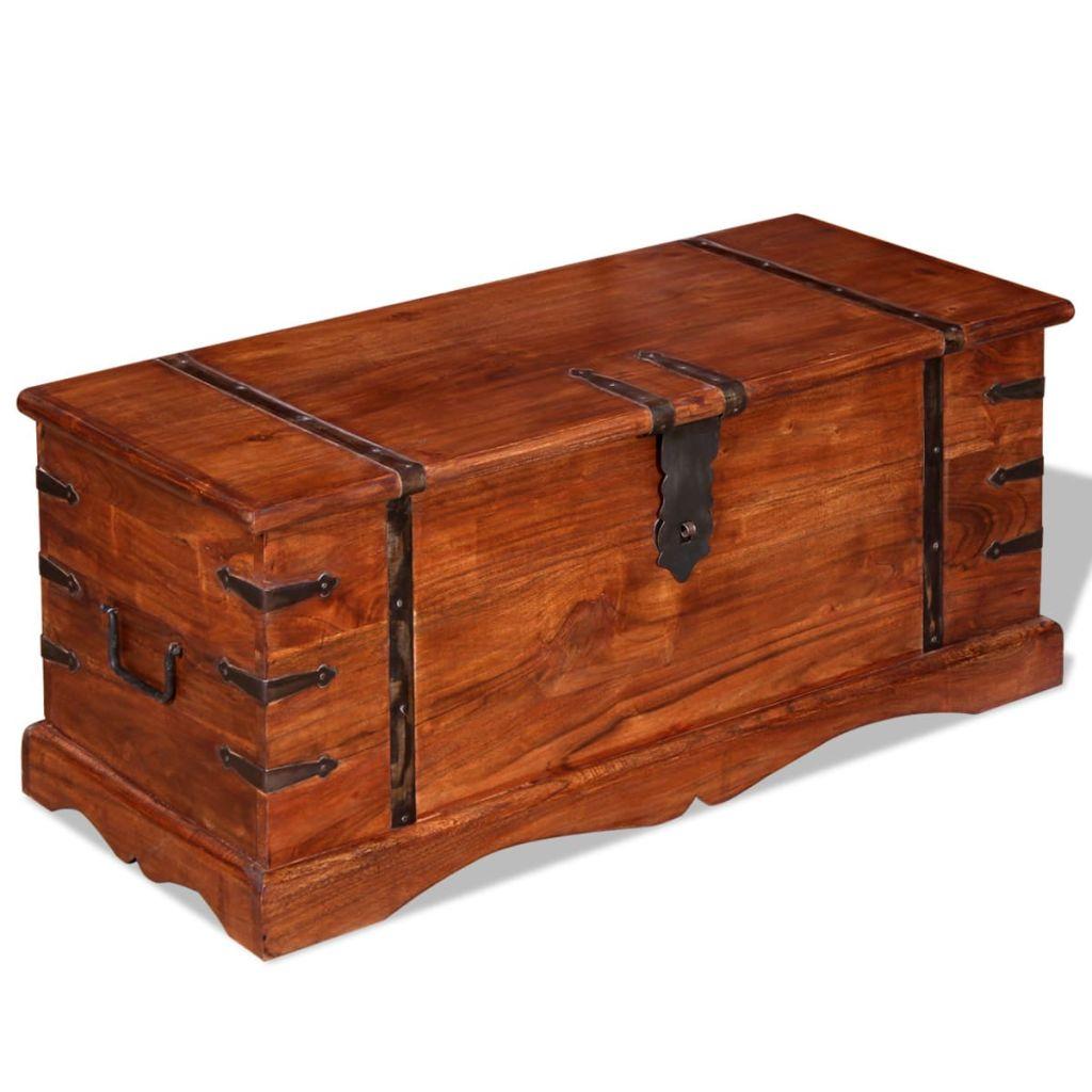 Storage Chest Solid Wood