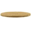 Table Top Solid Oak Wood Round 44 mm 800 mm