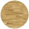 Table Top Solid Oak Wood Round 44 mm 800 mm