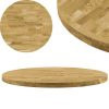 Table Top Solid Oak Wood Round 44 mm 900 mm