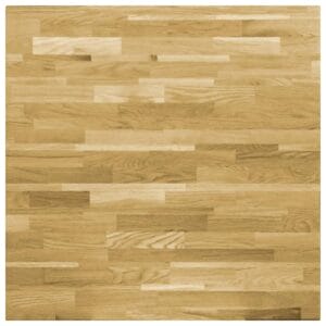 Table Top Solid Oak Wood Square 44 mm 80x80 cm