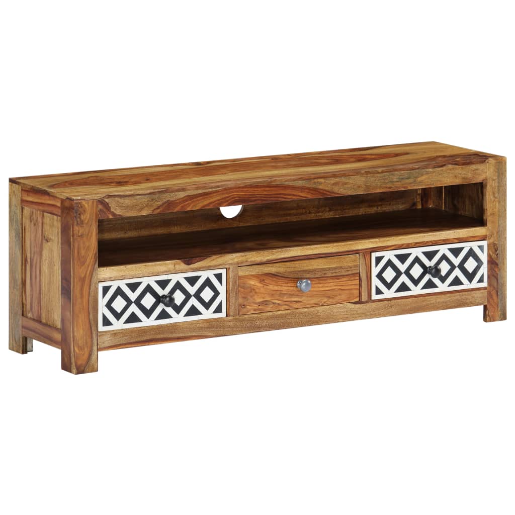 TV Cabinet 120x30x40 cm Solid Sheesham Wood