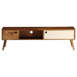 TV Cabinet 140x50x35 cm Solid Sheesham Wood