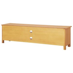 Tv Cabinet 165X36X46 Cm Solid Oak Wood
