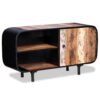 Stadium Small TV Unit Solid Reclaimed Wood 90cm