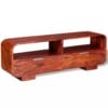TV Cabinet Solid Sheesham Wood 116x30x40 cm