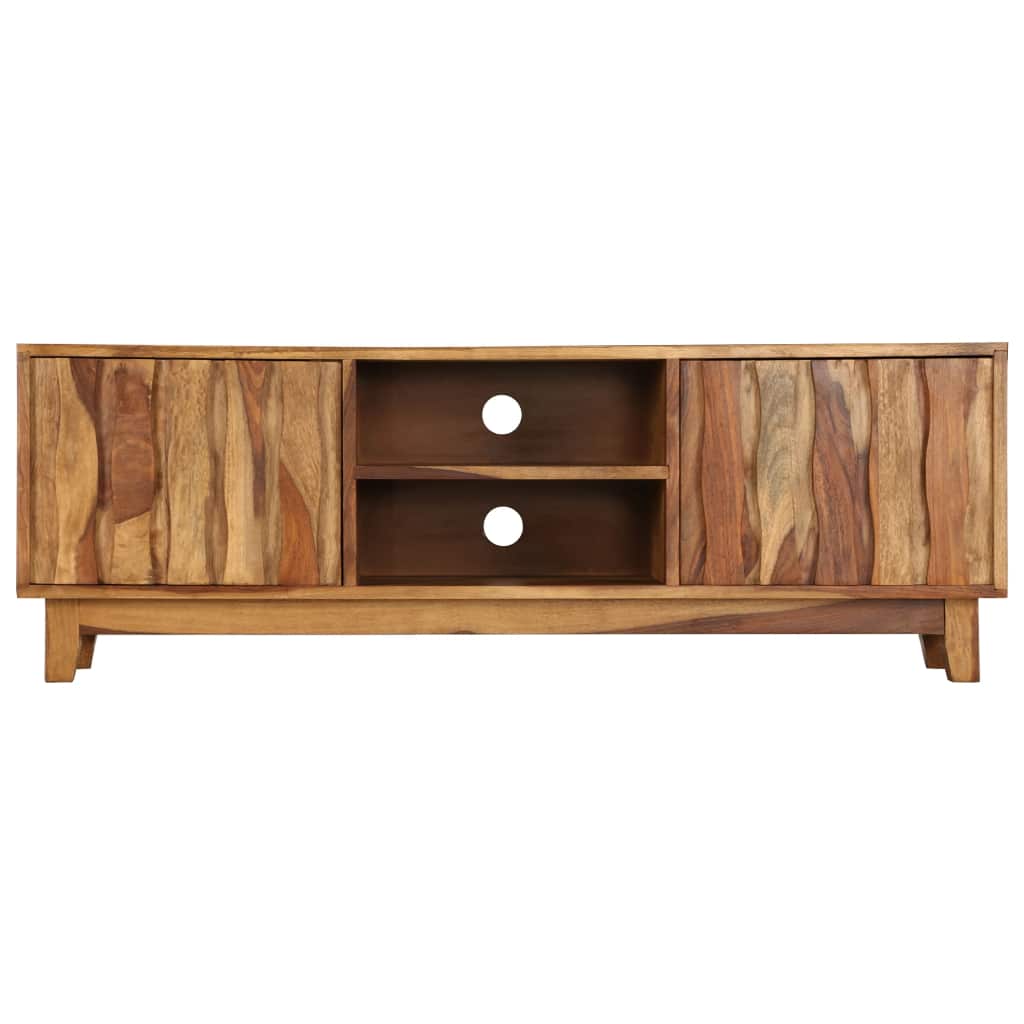 TV Cabinet Solid Sheesham Wood 118x30x40 cm