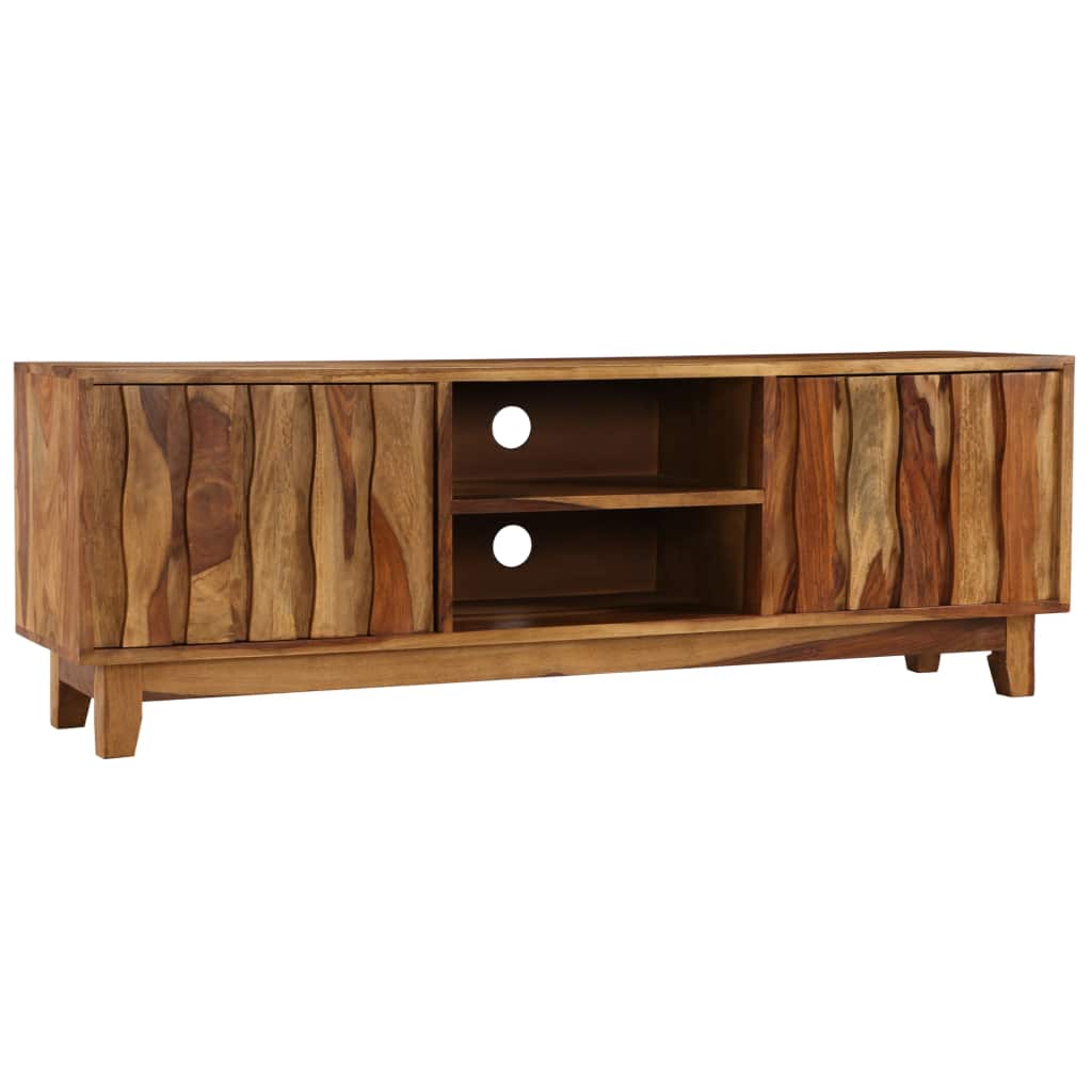 TV Cabinet Solid Sheesham Wood 118x30x40 cm