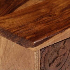 TV Cabinet Solid Sheesham Wood 120x30x40 cm