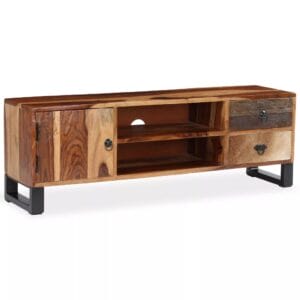 TV Cabinet Solid Sheesham Wood 120x30x40 cm